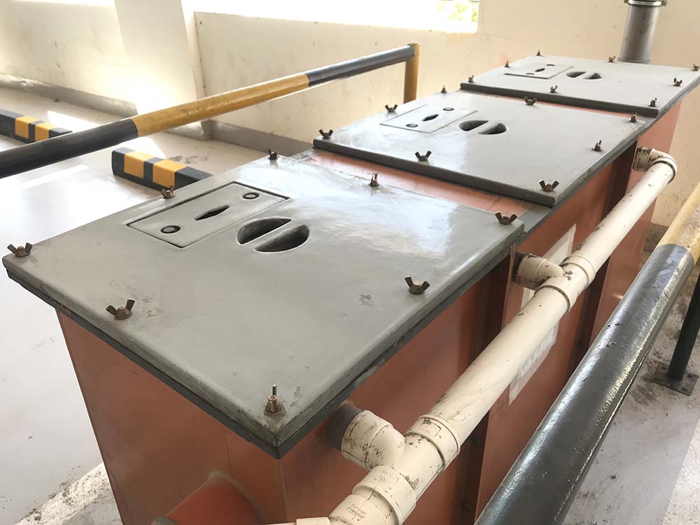 commercial kitchen grease trap