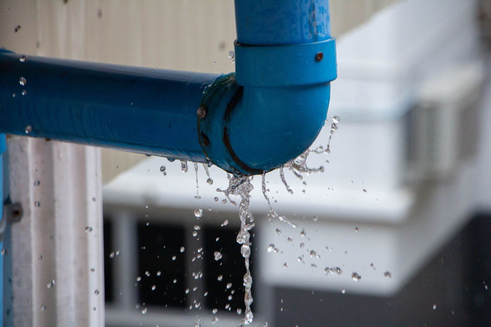 leaking pipe