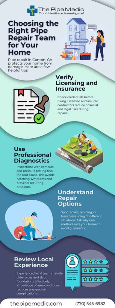 Choosing the Right Pipe Repair Team for Your Home